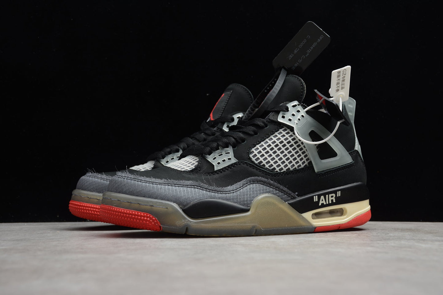 Off-White x Air Jordan 4 “Bred”