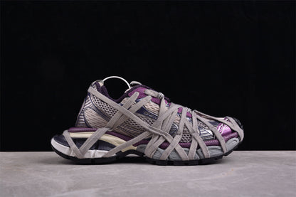 Balenciaga 3XL Extreme Lace-Up Purple Sneakers