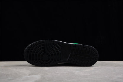 Air Jordan 1 Mid Green Sneakers