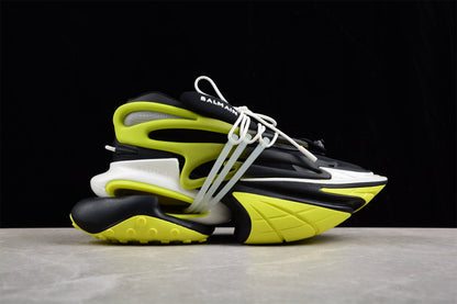 Balmain Unicorn Black Yellow Trainers
