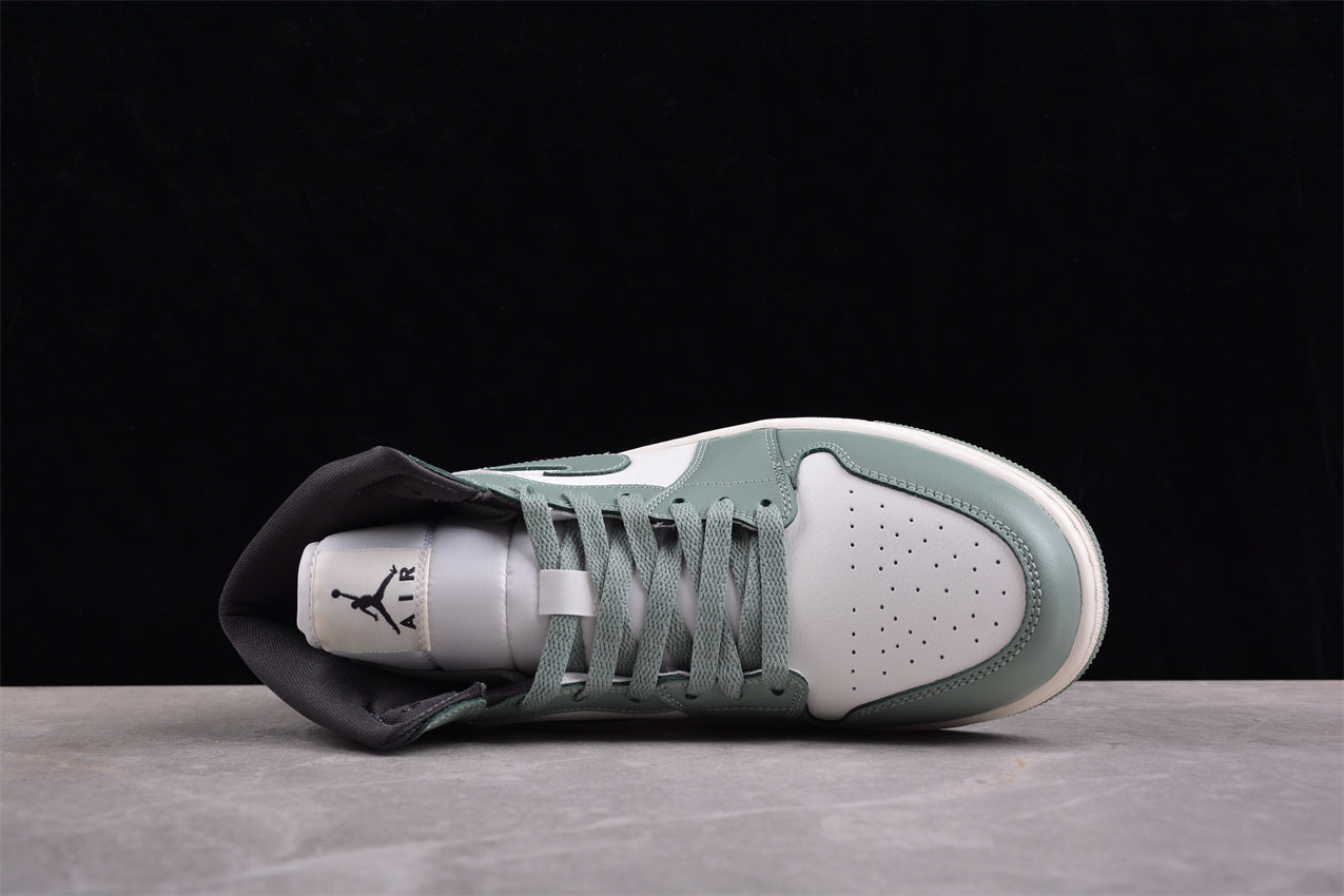 The Air Jordan 1 Mid "Jade Smoke"