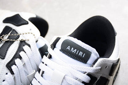 AMIRI Skel Top Low White Black Sneakers