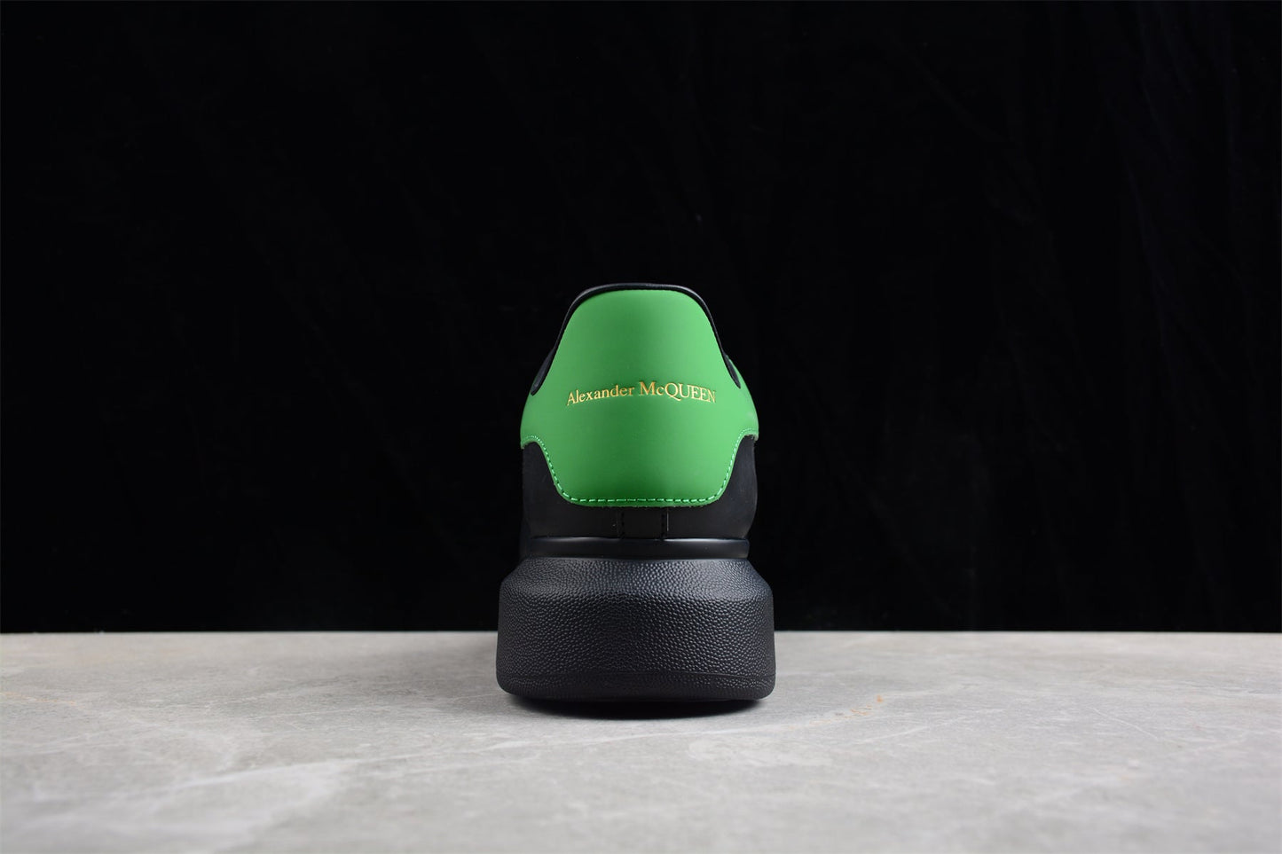 Alexander McQueen Oversized Sneaker in Black/Green