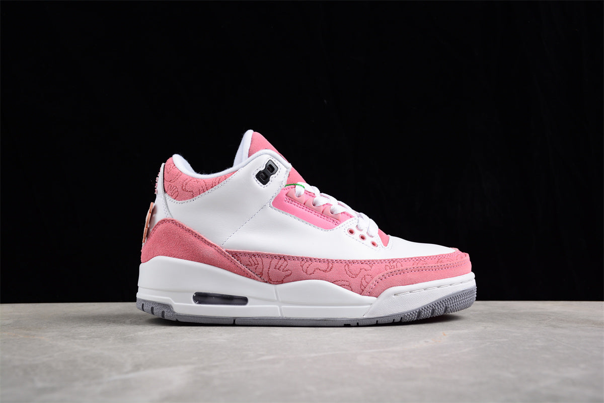 Air Jordan 3 KAWS Custom White/Pink