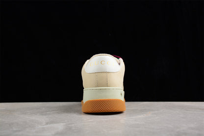 Gucci Screener GG Leather-Trimmed Canvas Sneakers