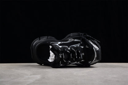 Balenciaga 3XL Mule Black White