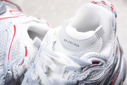 Balenciaga Runner 2.0 White Red Mesh Sneakers
