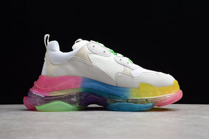 Balenciaga Triple S Rainbow Sole Sneakers