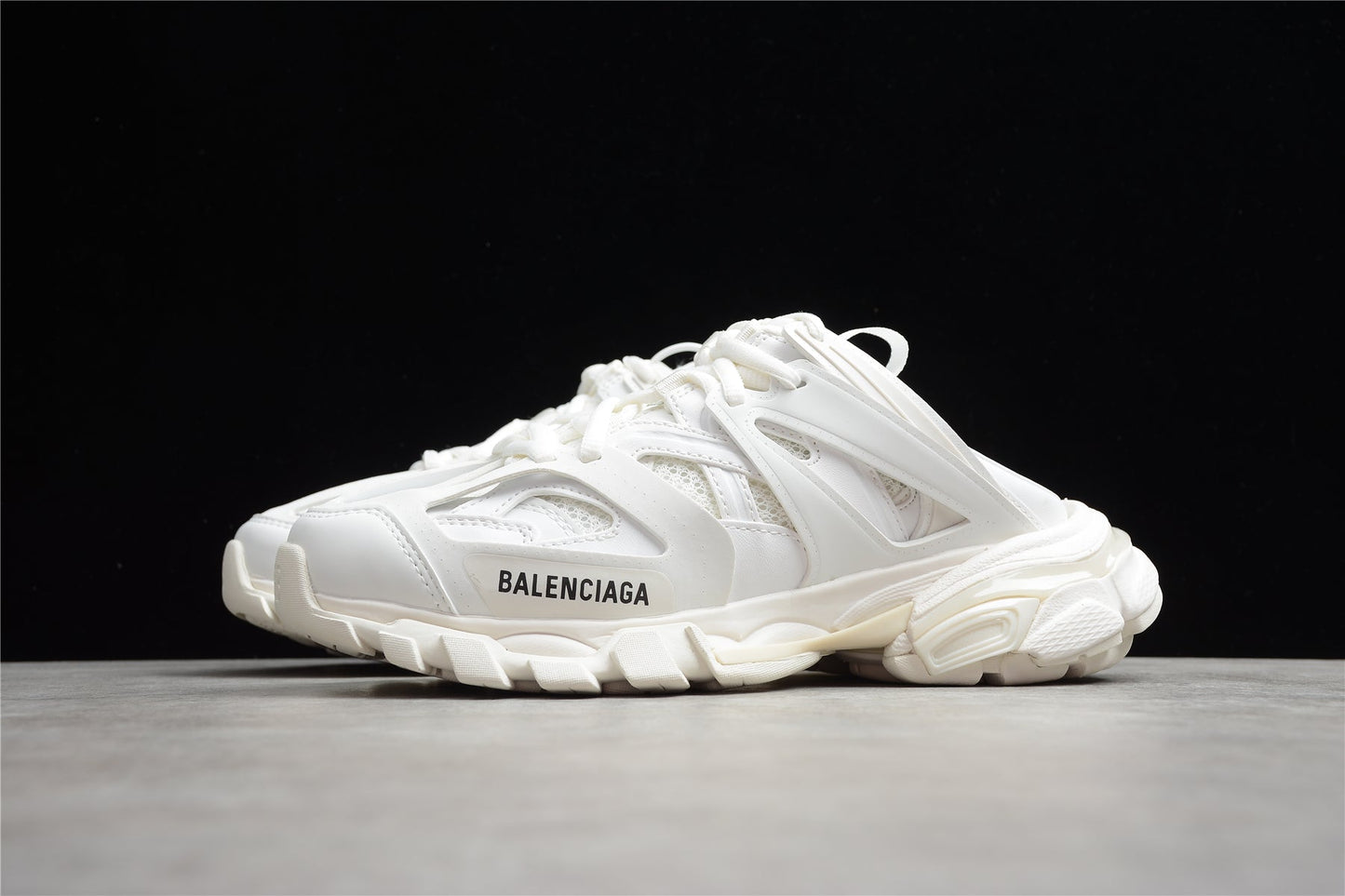 Balenciaga White Track Mule Sneakers