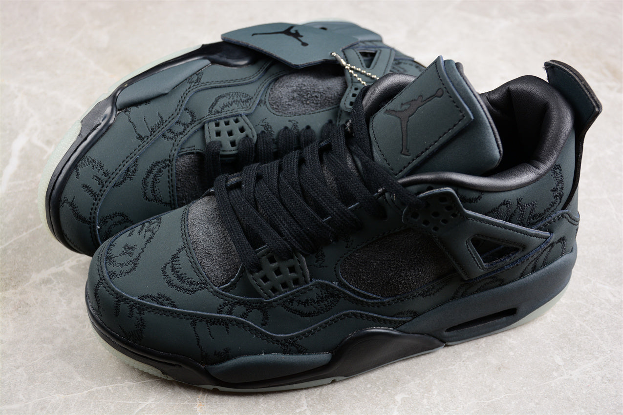 KAWS x Air Jordan 4 Retro "Black"