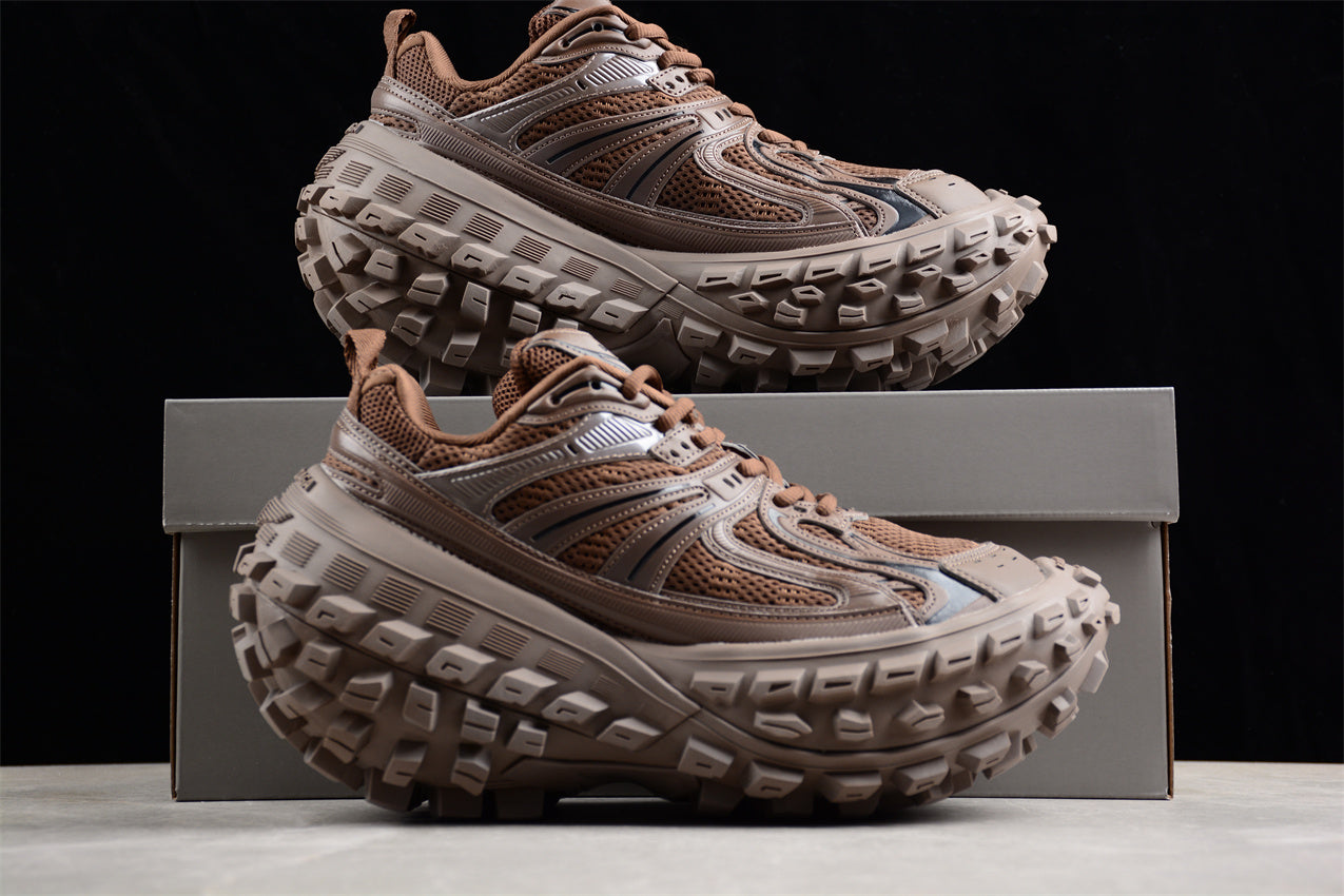 Balenciaga Defender Brown Sneakers