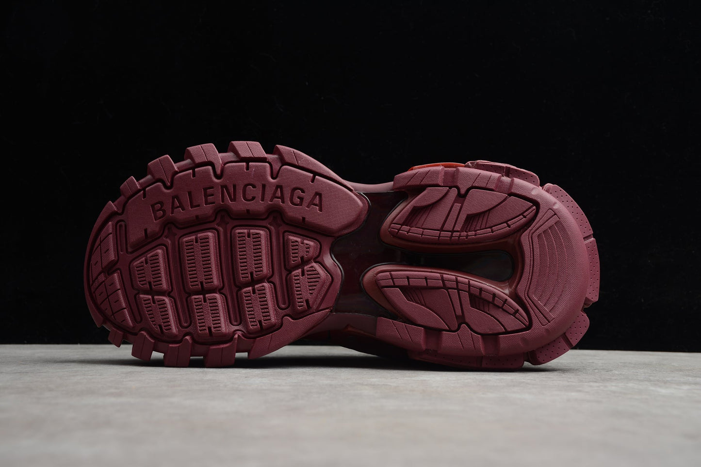 Women's Burgundy Track Lifestyle Sneakers