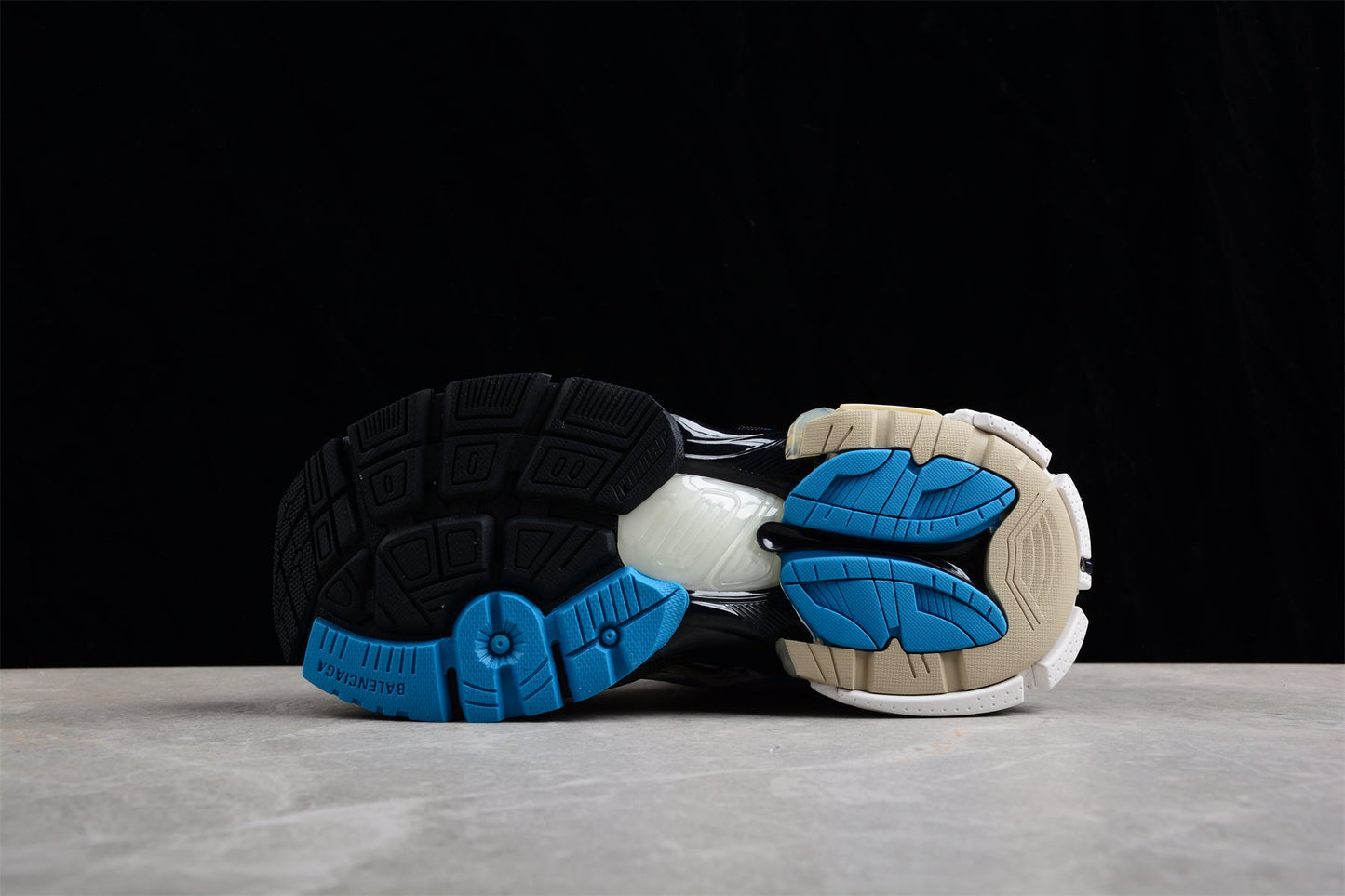 Balenciaga Runner White Beige Blue Sneakers