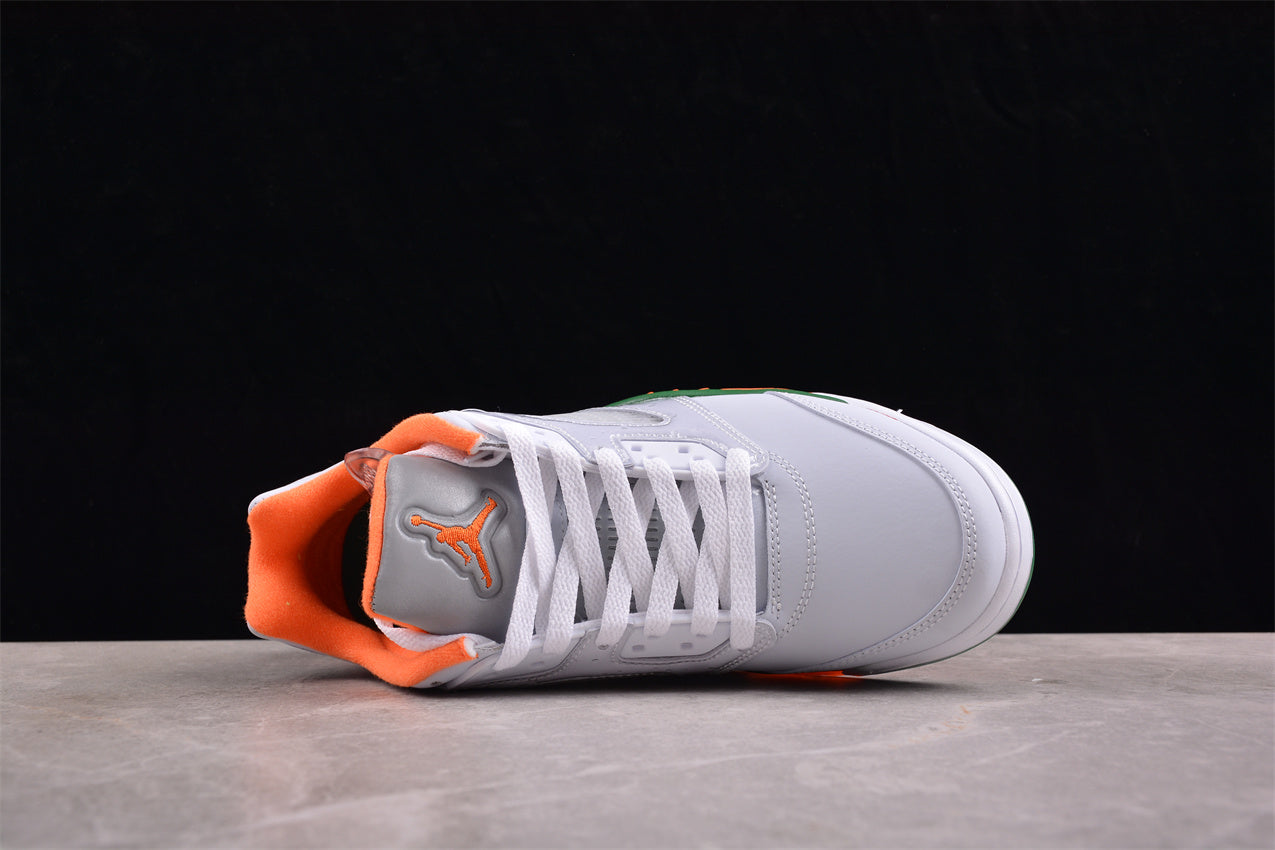 Air Jordan 5 Retro Low (GS) "Miami Hurricanes"