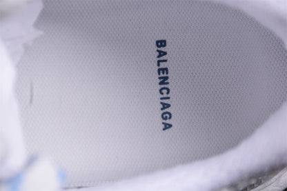 Balenciaga 3XL Worn-Out White, Blue & Volt Yellow