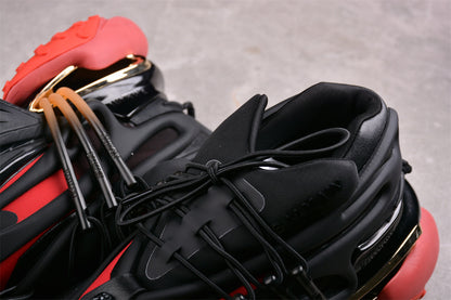 Balmain Unicorn Black Red Trainers