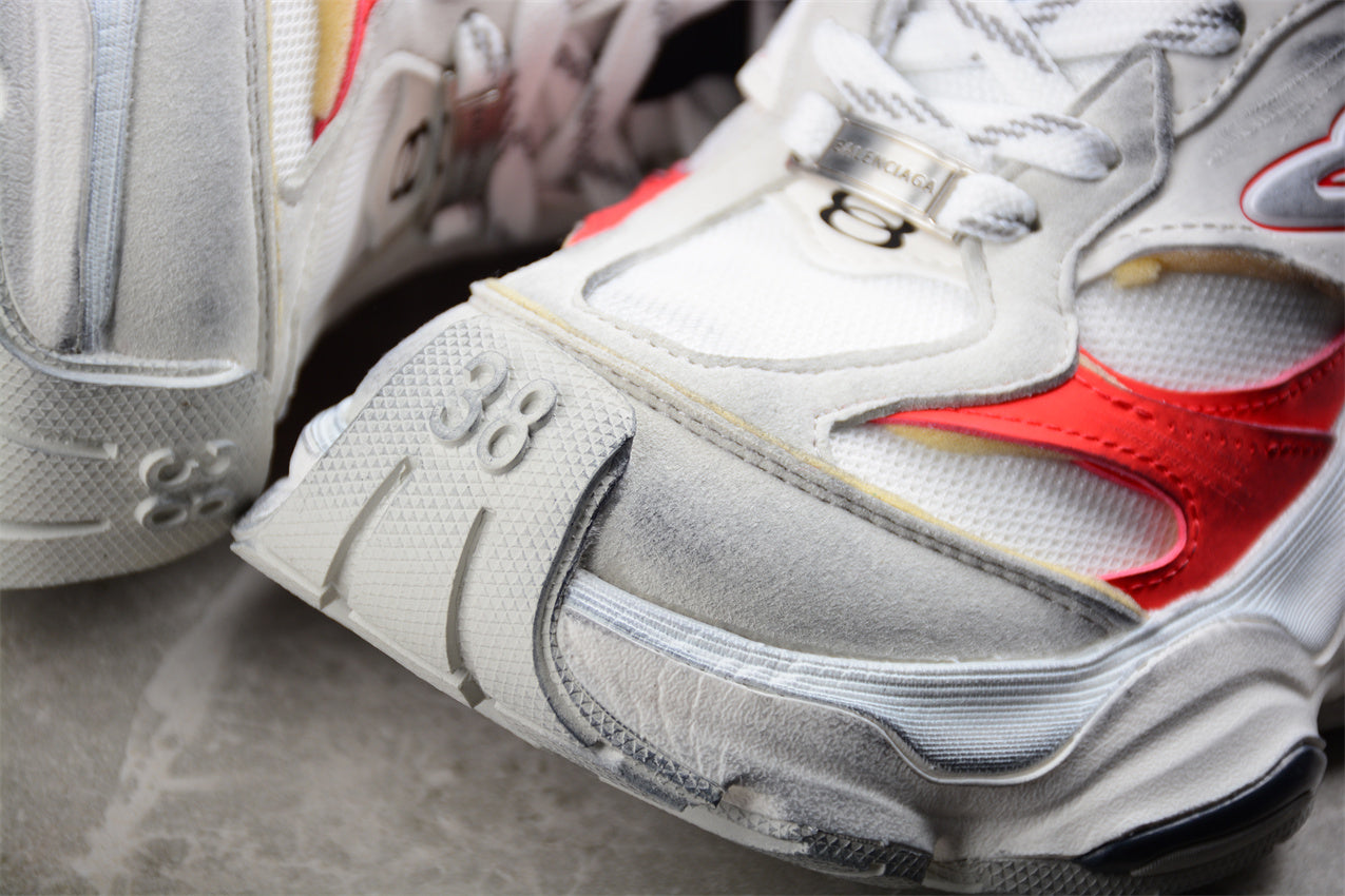 Balenciaga Cargo White Red Sneakers
