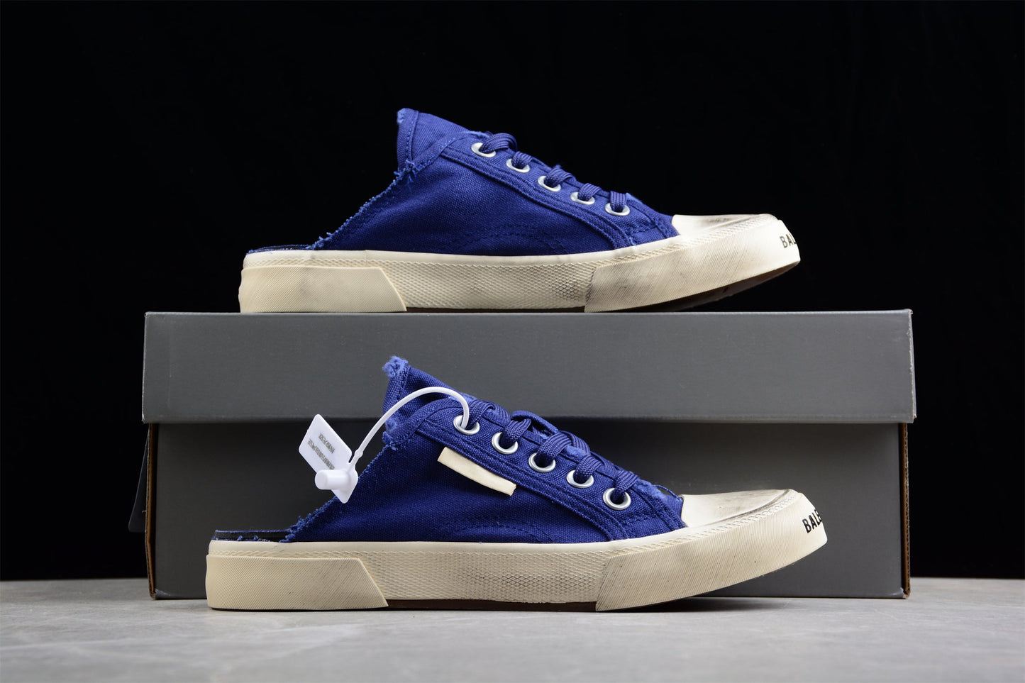 Balenciaga Paris Sneaker Mule Blue