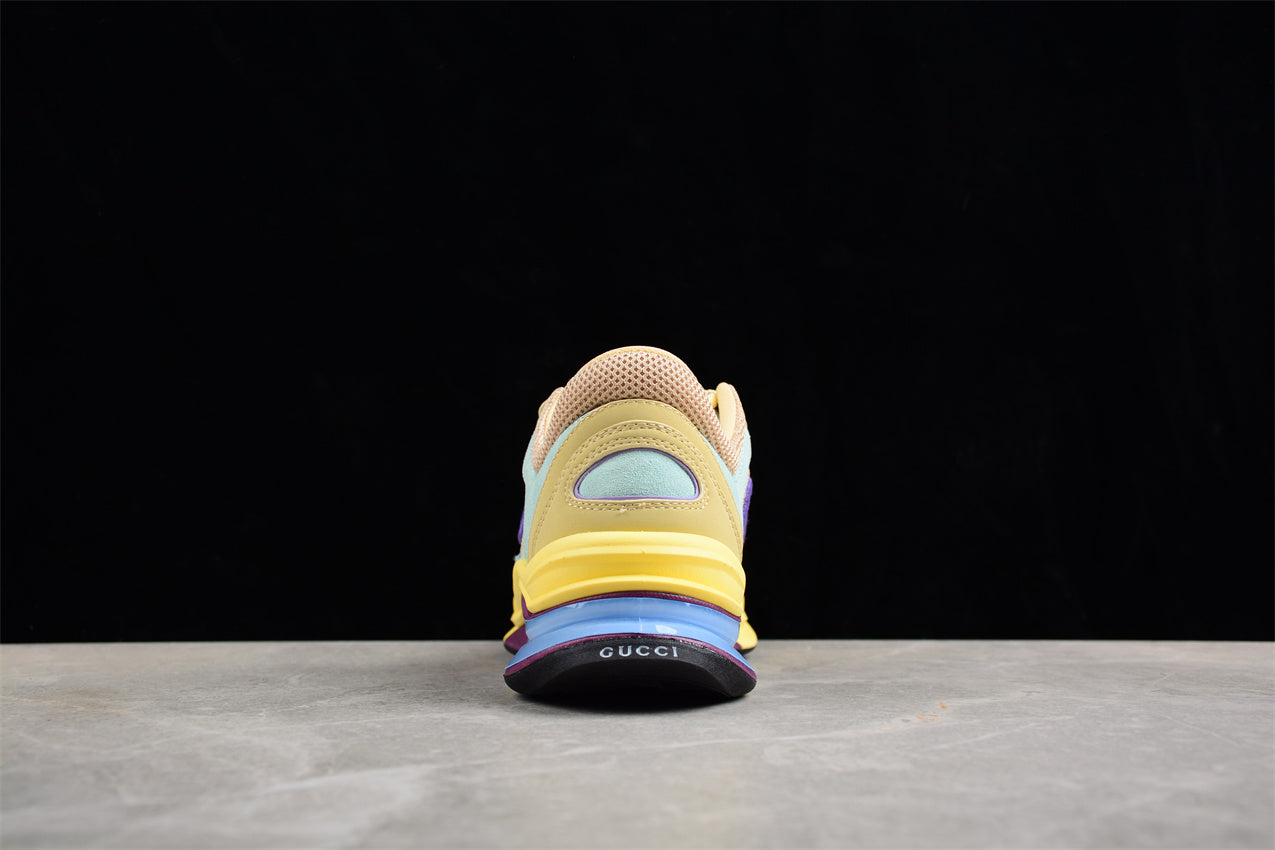 Gucci Run Amarelo Leather Sneakers