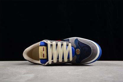 Gucci GG Screener Grey Navy Sneakers