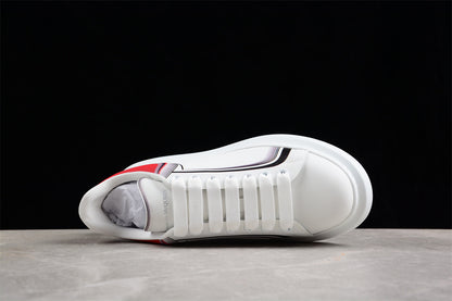 Alexander McQueen Oversized White Garnet Leather Sneakers