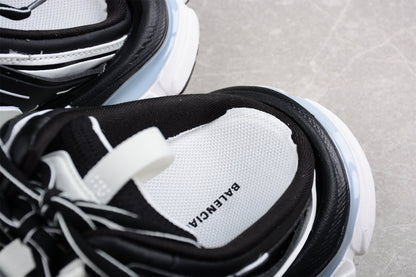 Balenciaga Track Mule White Black