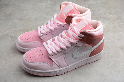 Nike Air Jordan 1 Mid Digital Pink (Women's) Sneakers