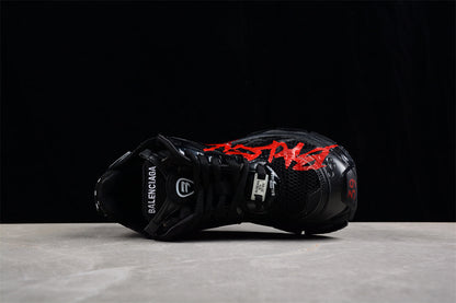 Balenciaga Runner Graffiti Black Red Sneakers