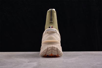 Moncler Trailgrip Sock Green Beige Sneakers