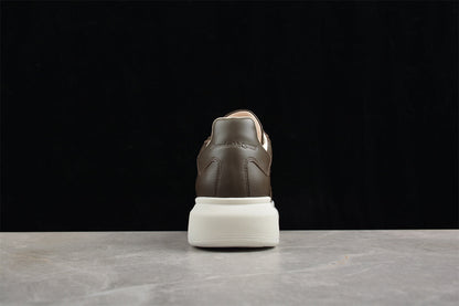 Alexander McQueen Oversized Brown Leather Sneakers