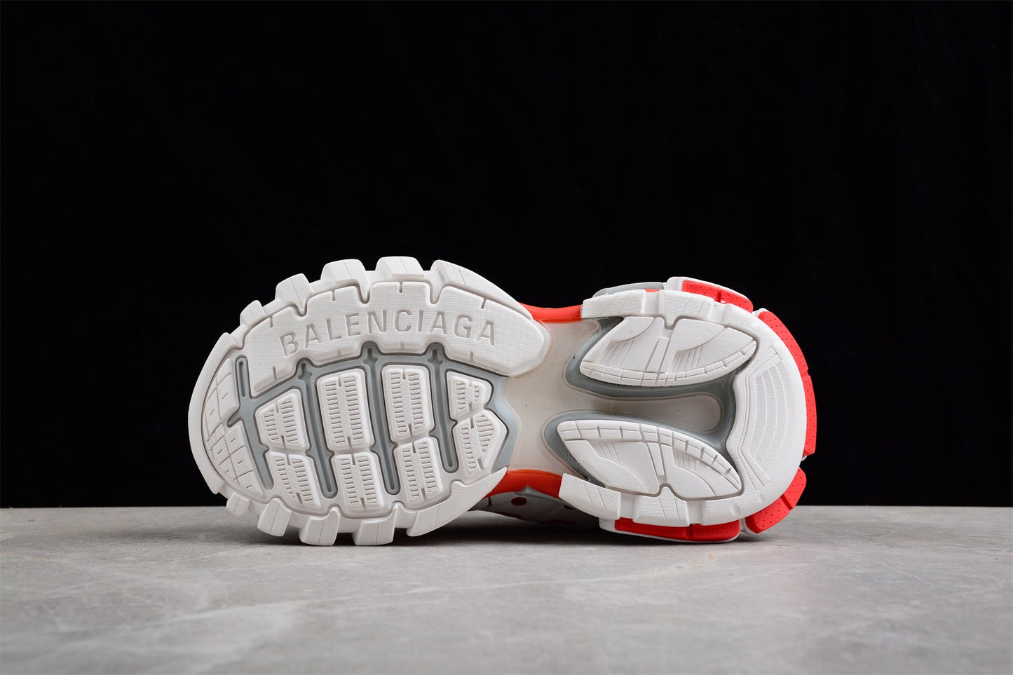 Balenciaga Track White Coral Orange Sneakers