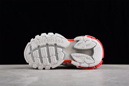 Balenciaga Track White Coral Orange Sneakers