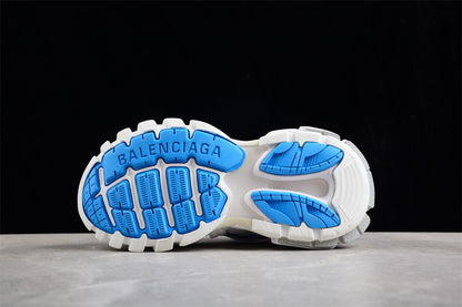 Adidas x Balenciaga Track Forum Low White Blue Sneakers