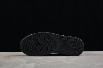 Air Jordan 1 Low SE Patent Elephant Black Sneakers