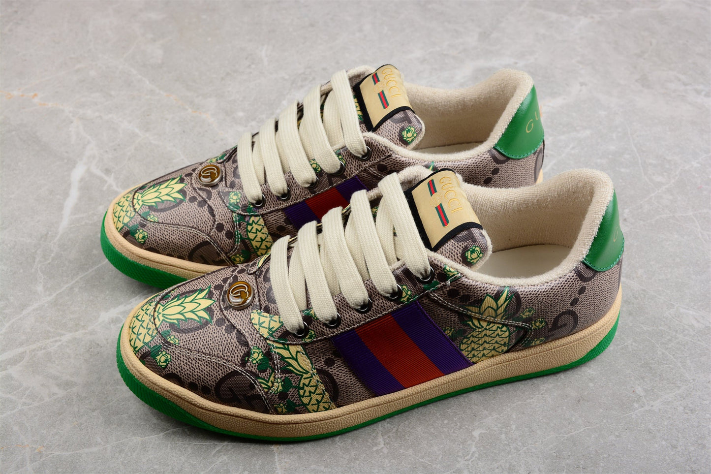Gucci Pineapple GG Screener Sneakers