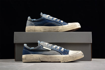 Balenciaga Paris Mid Denim Blue Sneakers