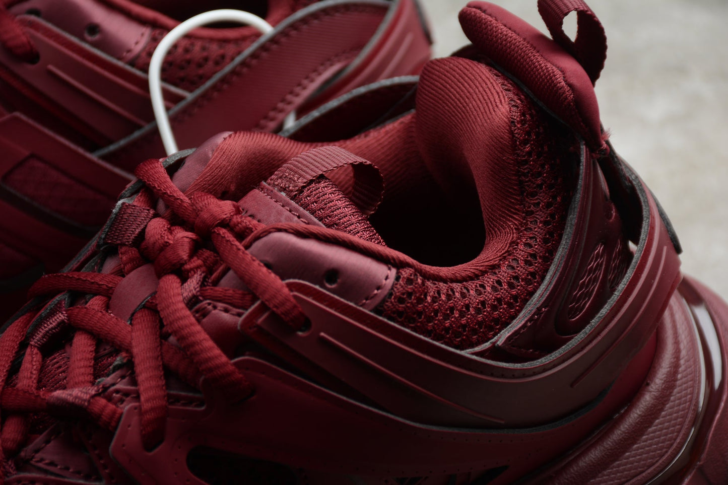 Women's Burgundy Track Lifestyle Sneakers