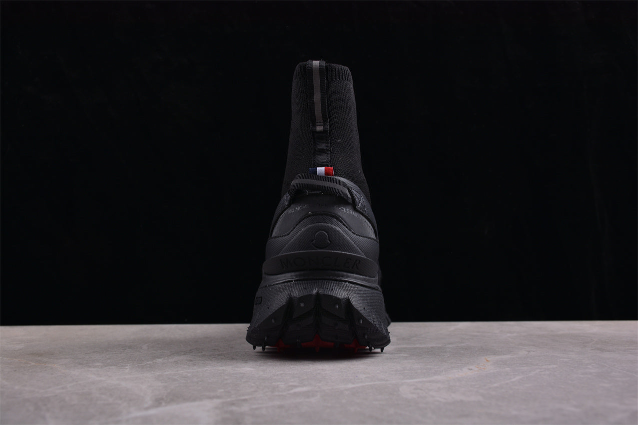 Moncler Trailgrip Sock Sneakers 'Black'
