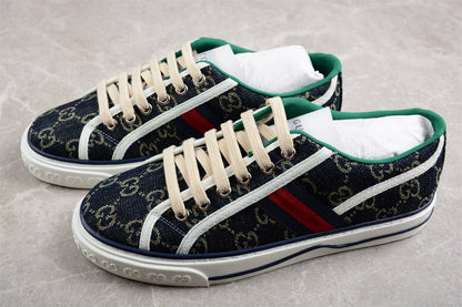 Gucci Tennis 1977 GG Denim Monogram Sneakers