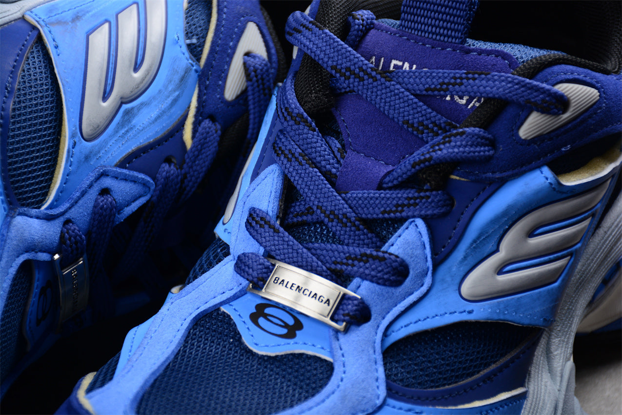 Balenciaga Cargo Blue Performance Sneakers