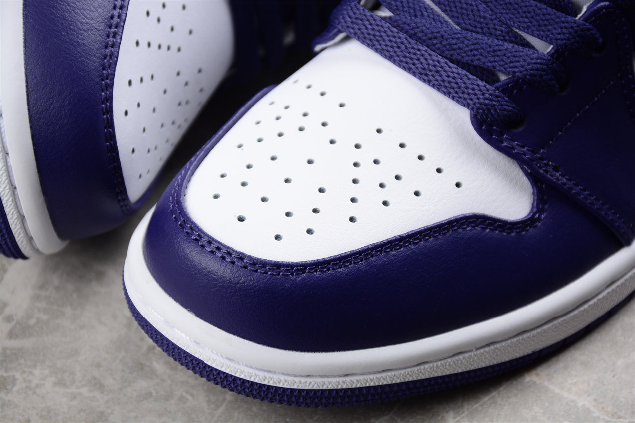 Nike  Air Jordan 1 Mid "Sky J Blueberry / Light Purple"