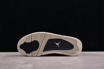Air Jordan 4 RM Black Light Bone Sneakers