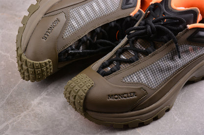 Moncler Trailgrip Lite 2 Olive Orange Sneakers