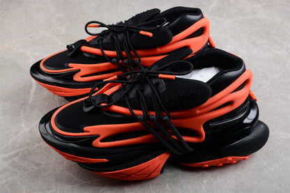 Balmain Unicorn Black Orange Trainers