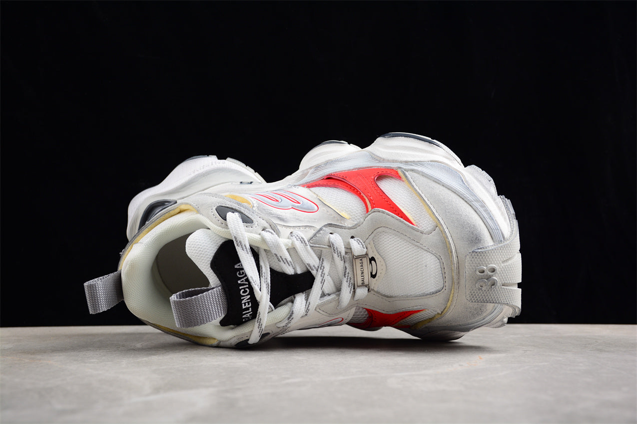 Balenciaga Cargo White Red Sneakers