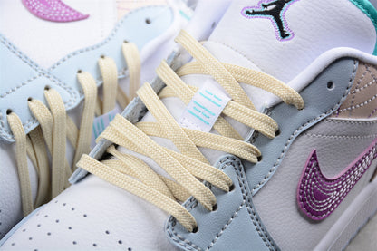 Air Jordan 1 Low Multi-Color Sashiko Sneakers