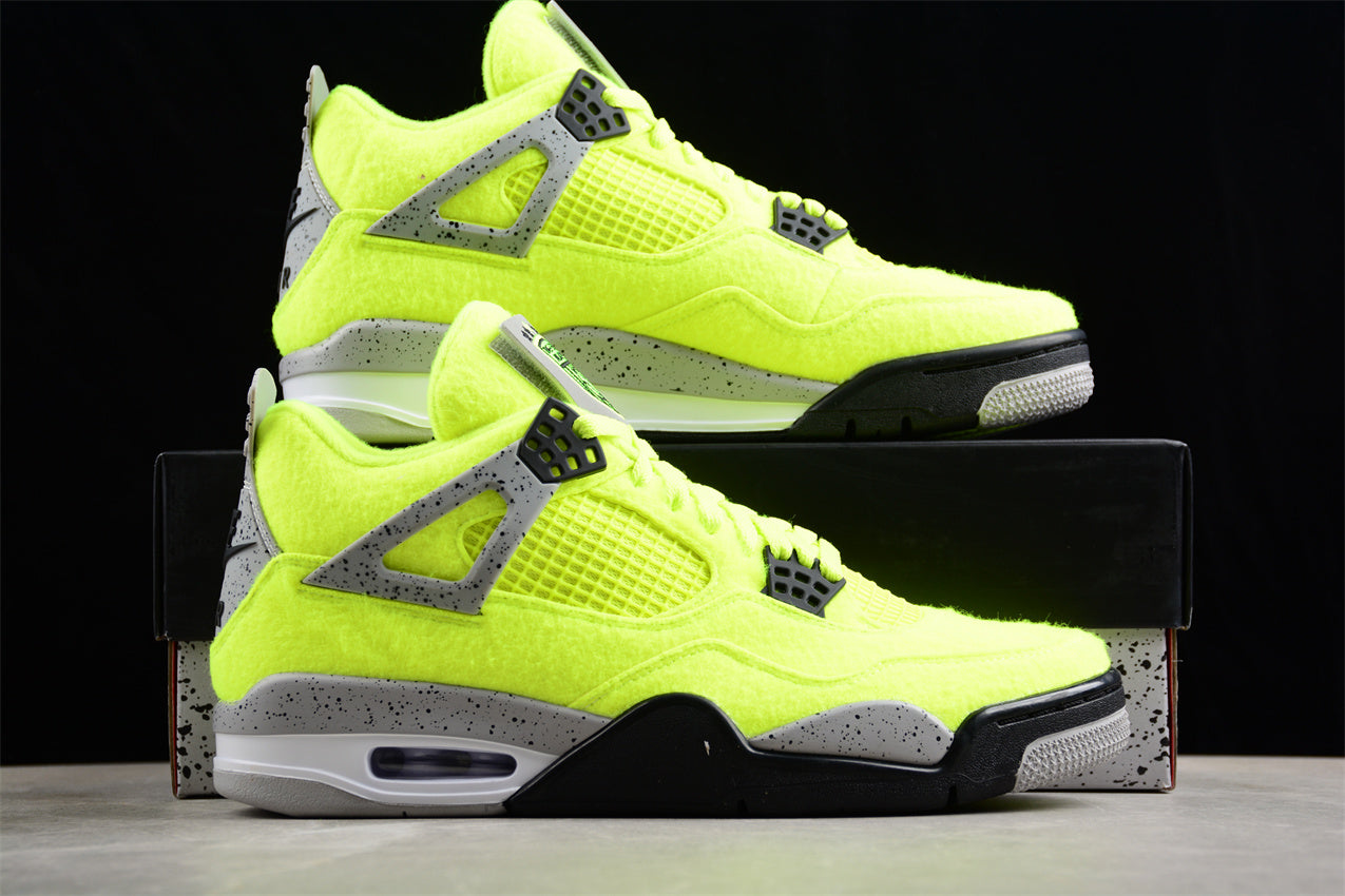 Air Jordan 4 "Neon Yellow Tennis Ball"