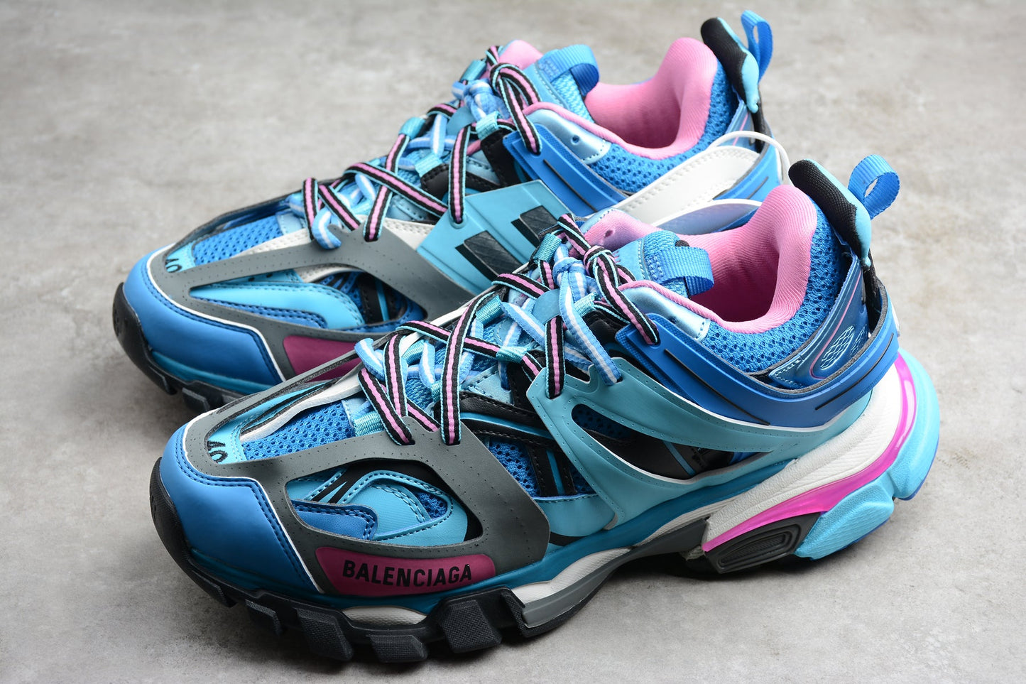 Blue Track Runner Sneakers