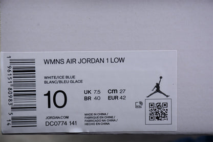 Air Jordan 1 Low Ice Blue Sneakers