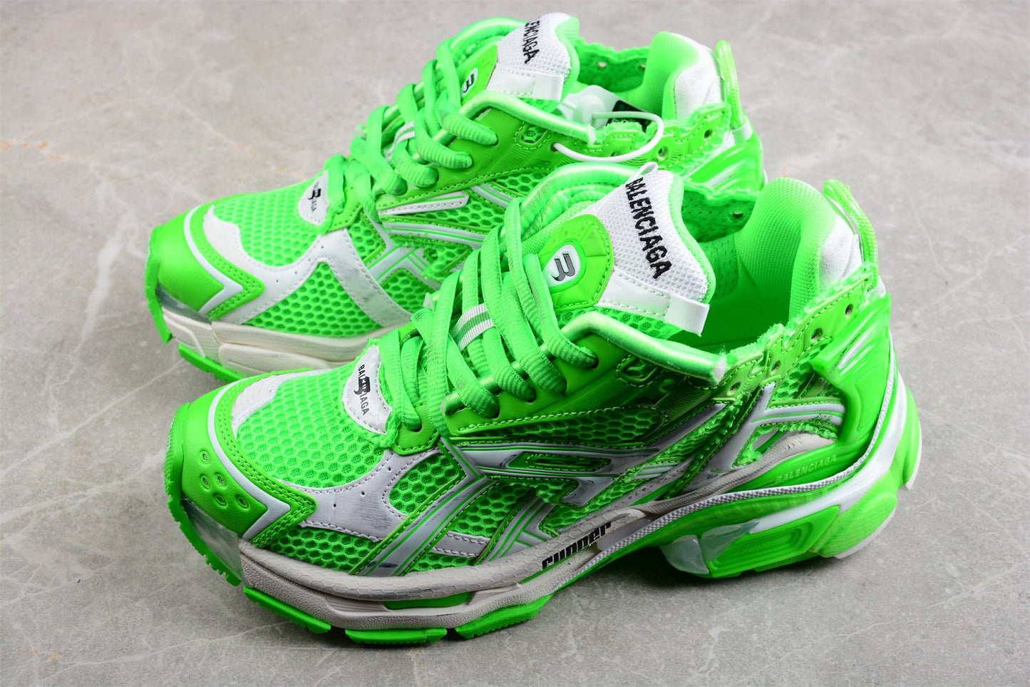 Balenciaga Runner Fluo Green Sneakers